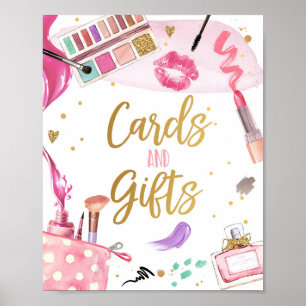 Cards and Gifts Spa Party Makeup Glamour Girl Poster