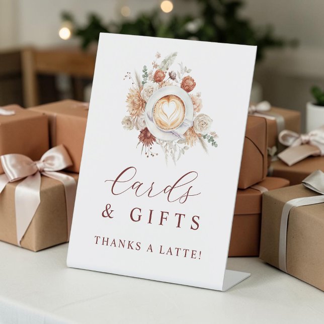 Cards and Gifts Table Sign Coffee Theme (Creator Uploaded)
