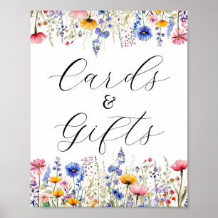 Cards and Gifts   Wildflower Floral Poster
