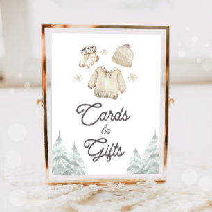 Cards and Gifts Winter Baby It's Cold Outside Poster