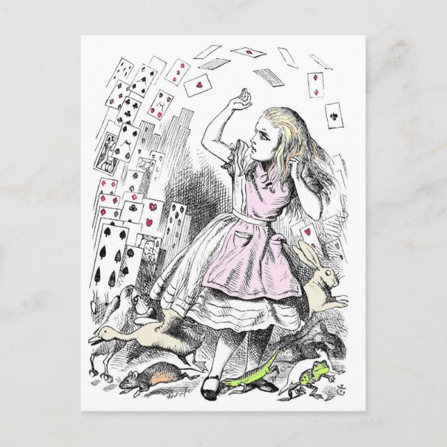 Cards attacking Alice (Front)