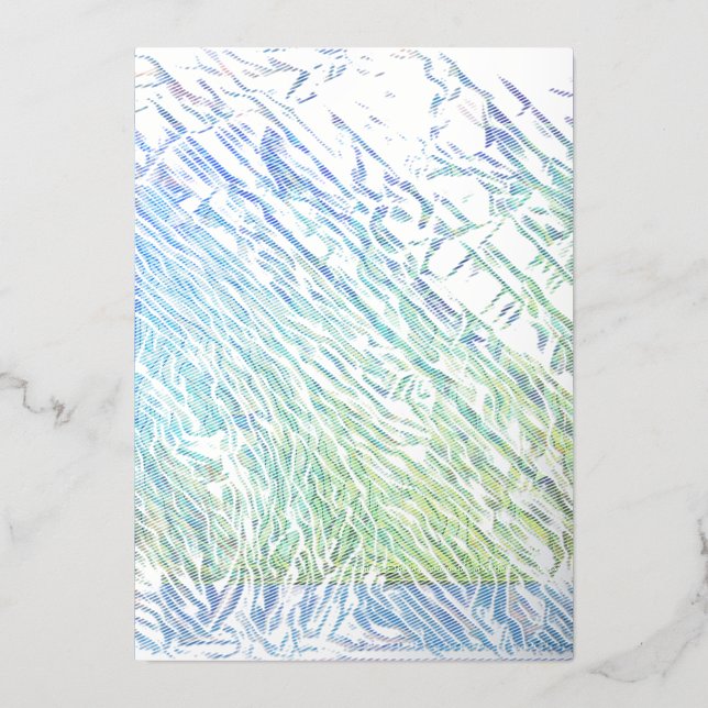 "CARDS BY MAGHIE" #CARDSBYMAGHIE CARDSBYMAGHIE.COM FOIL HOLIDAY CARD (Front)