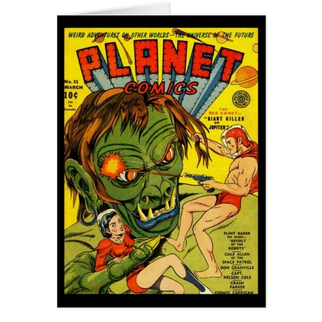 Cards Comic Book Covers Vintage (Front)