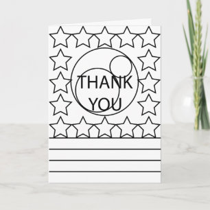 Card's Creative Colouring Card Thank You 3