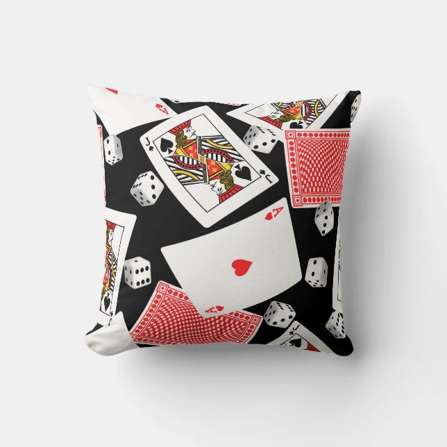 Cards & dice cushion (Front)