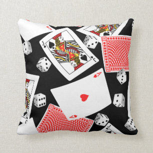 Cards & dice cushion
