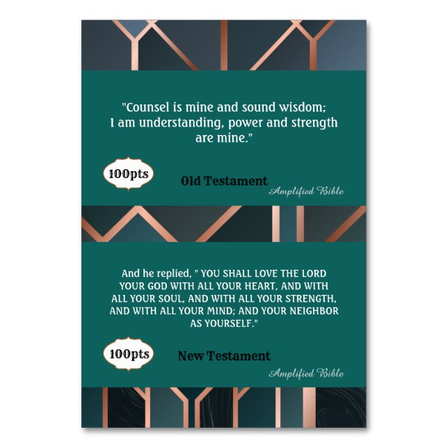 Cards for Game (Back)