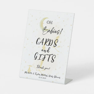 Cards & Gifts Baby Shower Pedestal Sign