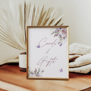 Cards & Gifts Bridal Shower Butterfly Poster