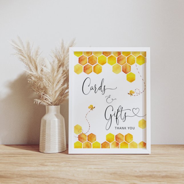 Cards & Gifts Honey Bee Baby Shower Sign (Creator Uploaded)