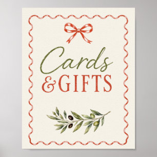 Cards & Gifts Italian Market Baby Shower Sign
