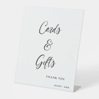 Cards & Gifts Pedestal Signs