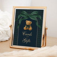 Cards & Gifts: Plaid Polo Teddy Bear Baby Shower