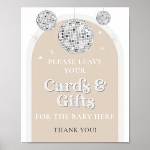 Cards & Gifts Sign Disco Ball Baby Shower