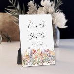 Cards & Gifts! Wildflower Plaque<br><div class="desc">Cards & Gifts! The perfect, customer specific sign for your wildflower-themed baby shower. In just a few clicks, personalise it with your own details and preferences. Choose from a variety of fonts, colours, sizes, and positions to make it uniquely yours. Just edit your product in a few minutes. You can...</div>