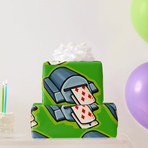 Cards Machine Wrapping Paper