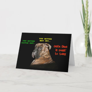 Cards: You better watch out Holiday Card