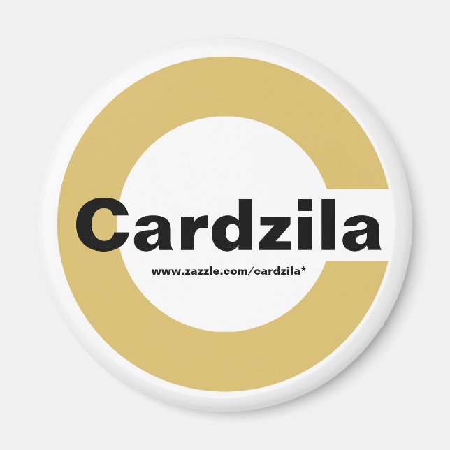 Cardzila Logo Template Magnet (Front)