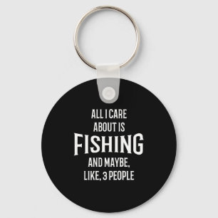 Care about is fishing and maybe 3 people (on back) key ring