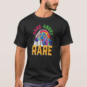 Care About Rare Rare Disease Awareness Day Month Z T-Shirt