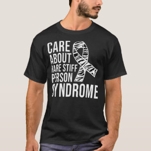Care About Rare Stiff Person Syndrome Awareness De T-Shirt