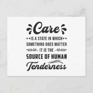 Care Caregiver Caregivers Nurse Nursing Job Funny Postcard