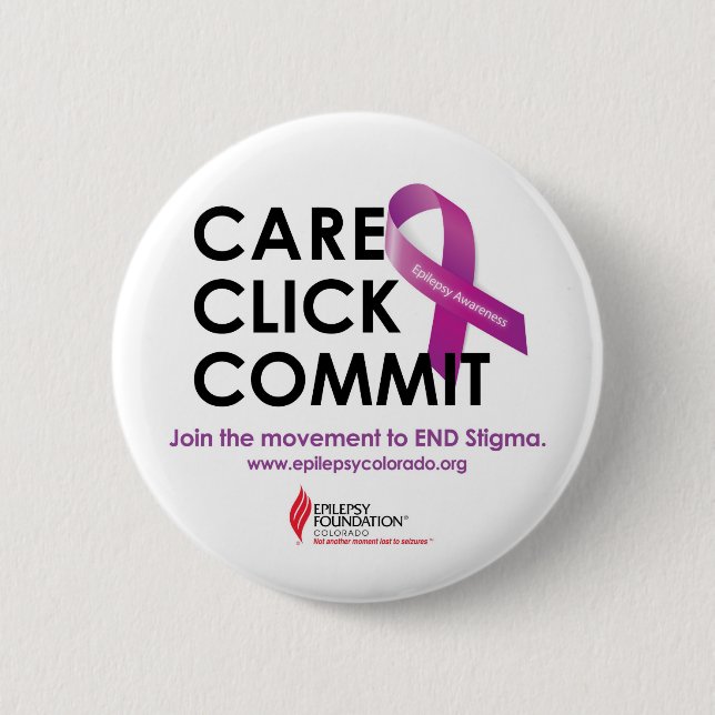 Care. Click. Commit Button (Front)