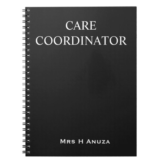 Care Coordinator Notes Notebook | (Front)