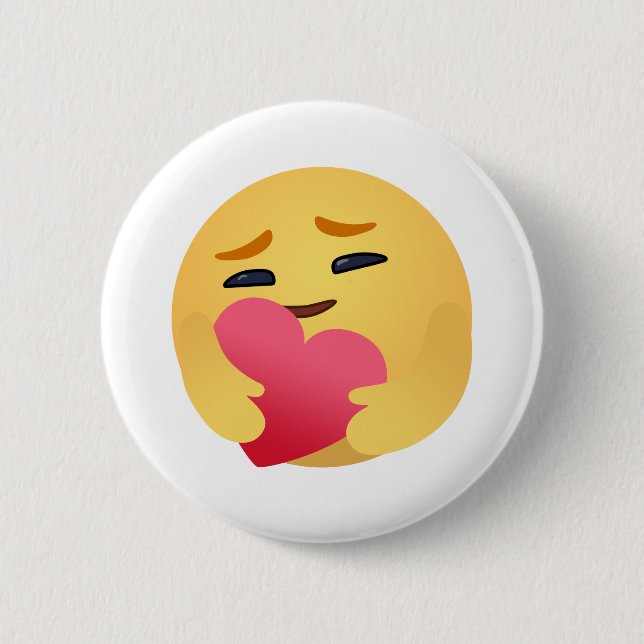 Care Emojis Facebook 6 Cm Round Badge (Front)