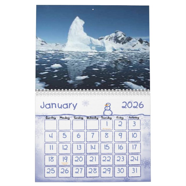 Care Global Warming Calendar (Jan 2026)