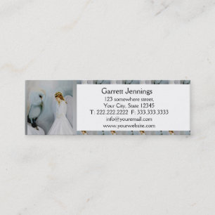 Care Guardian Angel and White Owl Mini Business Card