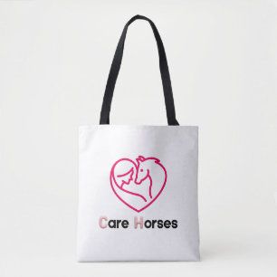 Care horses National Horse Protection Day designs Tote Bag