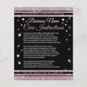 Care Instructions Avoid 5 SS Flyer