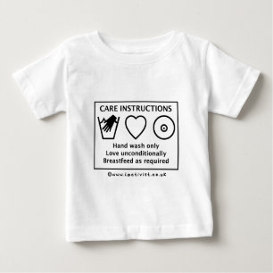 Care instructions baby T-Shirt