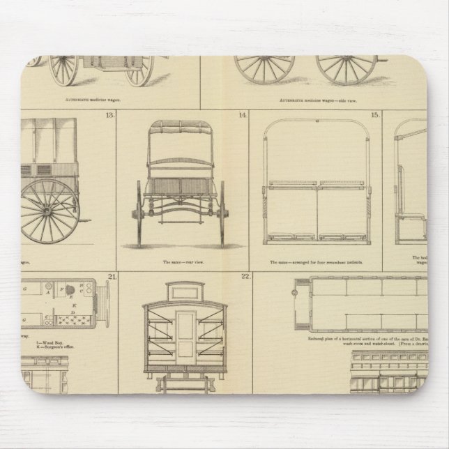 Care of sick, wounded mouse pad (Front)