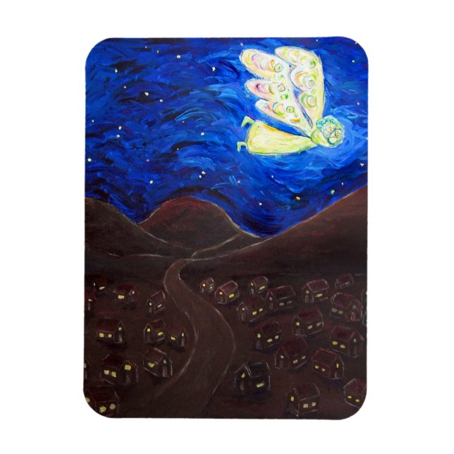 Care of the Soul Angel Art Painting Magnet (Vertical)