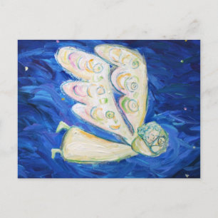 Care of the Soul Angel Art Painting Postcard