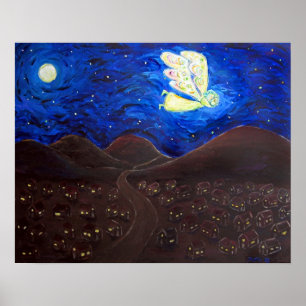 Care of the Soul Angel Baby Poster Art Print