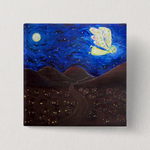 Care of the Soul Baby Angel Pin Button Pendant