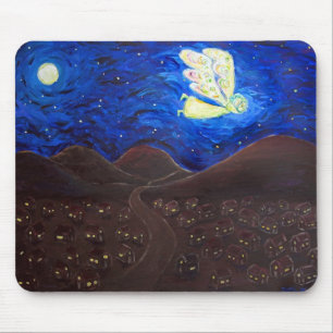 Care of the Soul Guardian Angel Art Mousepad