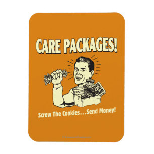 Care Packages: Screw Cookies Send $ Magnet