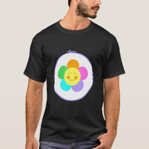 Care Purple Bear Flower Belly Symbol Easy Hallowee T-Shirt