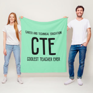 Career and technical education fleece blanket