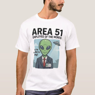 Career Goals: Area 51 "Employee of the Month" T-Shirt