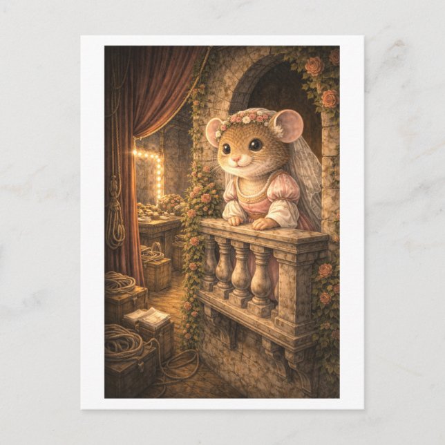 Career Mouse as Actor/Actress Postcard (Front)