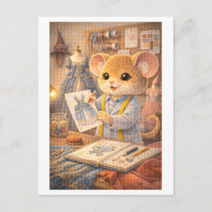 Career Mouse as Costume Designer Postcard