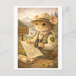 Career Mouse as Park Ranger Postcard