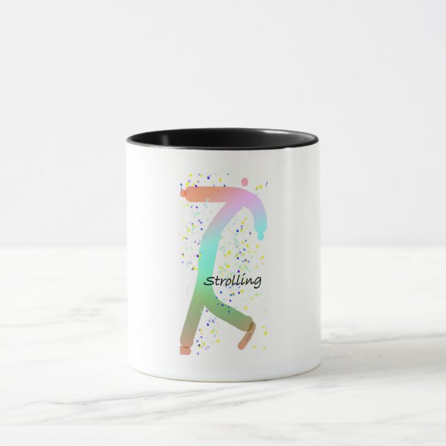 CAREFREE  And STROLLING Coffee Mug (Center)