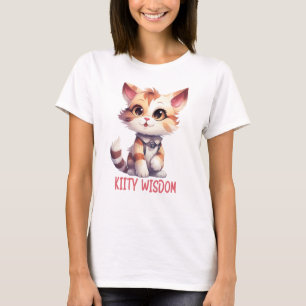 Carefree Cat Attitude – Playful Feline Design T-Shirt