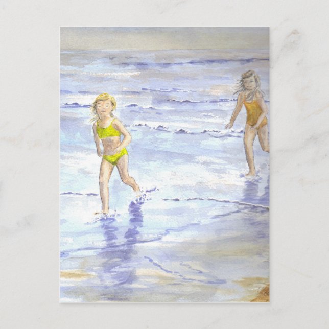 'Carefree Days' Postcard (Front)